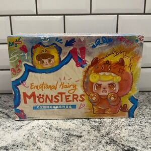 Jotoys Unisex OS Emotional Hairy Monsters Blind Box Case‎ Multi Sealed Art Toy